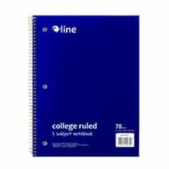 Spiral Bound Notebook - College Ruled Assorted Colors