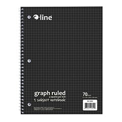Spiral Bound Notebook - Quadrille Rule