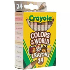 24ct Crayola Colors of the World Crayons