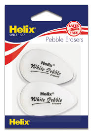 2ct Hi-Polymer Pebble Eraser