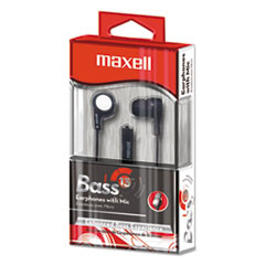 Maxell B-13 Bass Earbuds With Microphone
