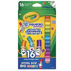 Crayola Markers - 16ct Pip-Squeak Skinnies