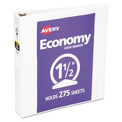 View Binder – White 1.5″