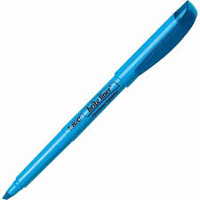 BIC Blue Highlighter