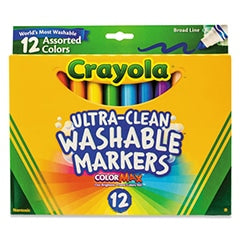 Crayola Washable Markers - 12ct Broad Tip