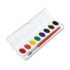 Prang Watercolor Paints - 8ct With 1 Paint Brush