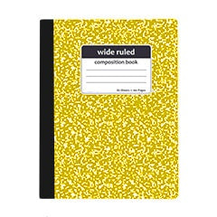 Composition Notebook – Yellow Wide Ruled