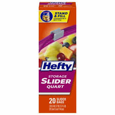 Resealable Food Bags - Quart Size